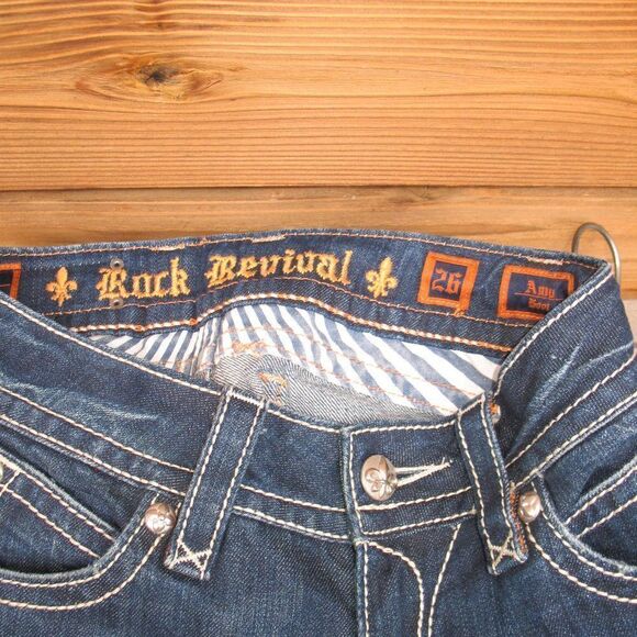 Rock Revival Boot Capris Jeans Cropped - Picture 8 of 9